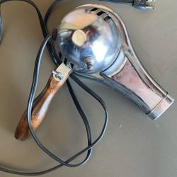 $10 Vintage Hair Dryer Wood Handle