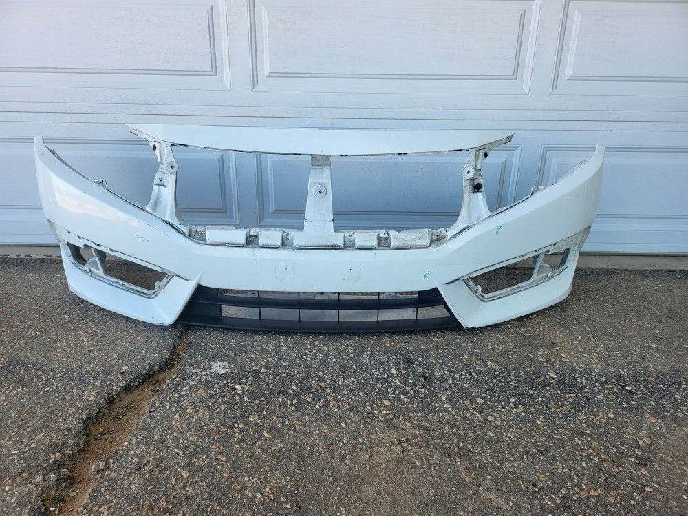 2016 2017 2018 Honda Civic Front Bumper & Lower Grille Oem