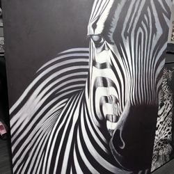 Zebra Canvas Wall Art