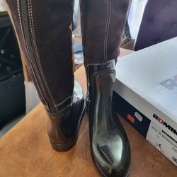 Romika Derby Brown Rain Boot