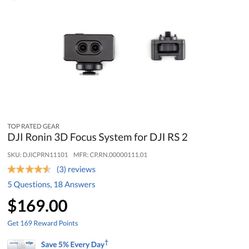 Brand New Dji 3D Focus