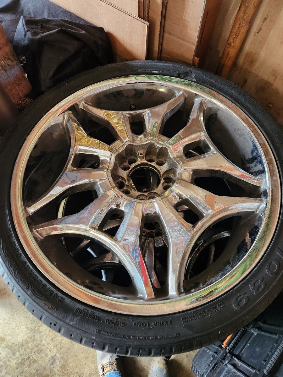 20" CHROME RIMS