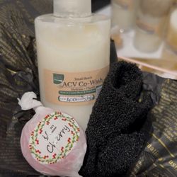 Small Self-Care Gift Basket – Choose Face or Hair Care