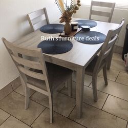 5-Pc Dining Table Set 