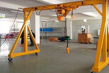 2ton gantry crane with electric Hoist like new