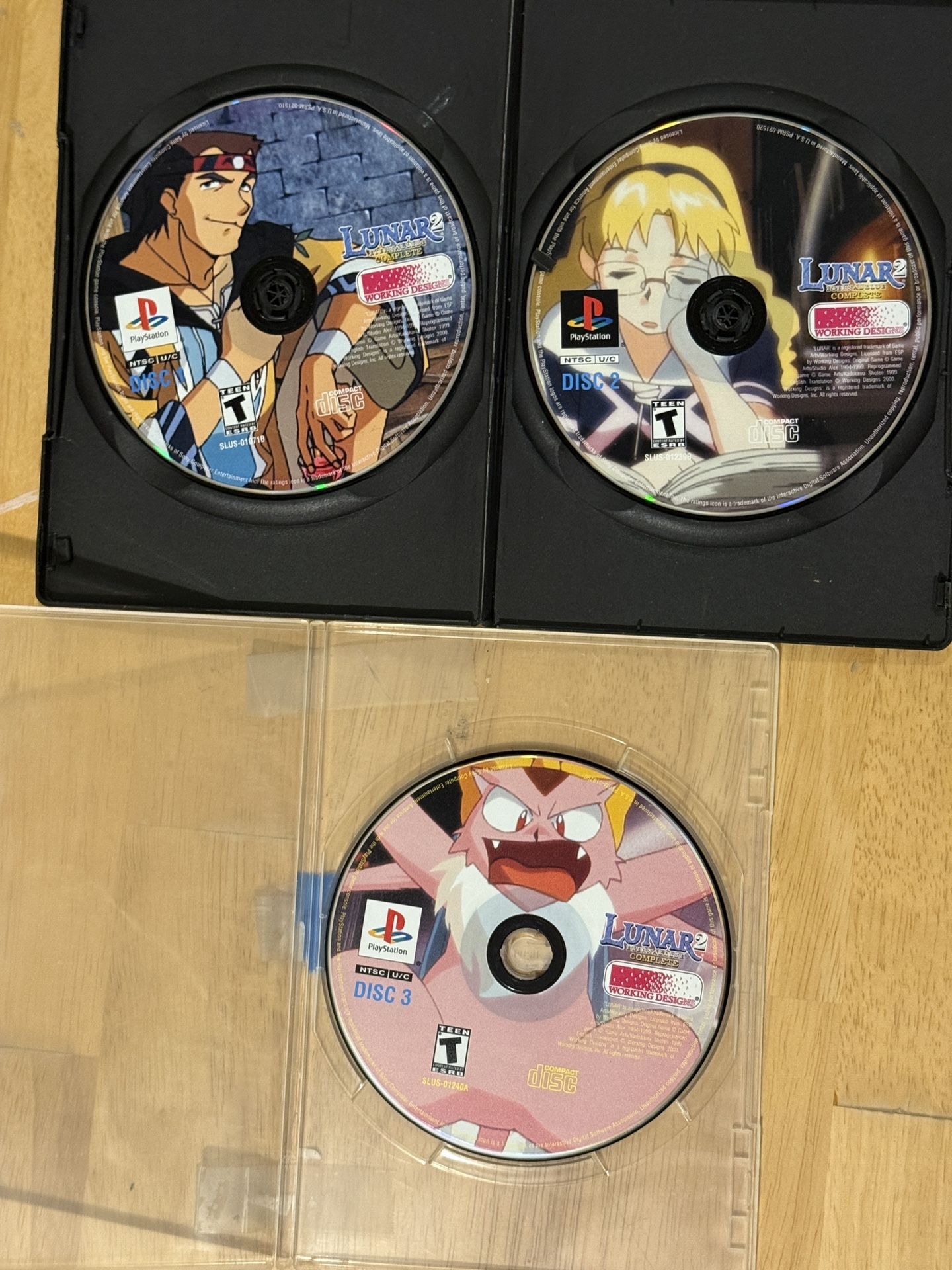 Lunar 2 Eternal Blue PS1 (Discs Only)