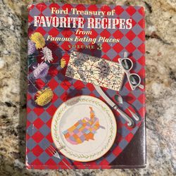 Vintage Cookbook Ford treasury Of Favorite Recipes From Famous Eating Places Vol 3