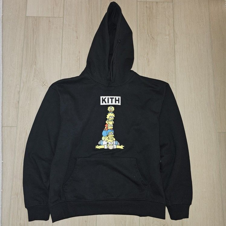 KITH "The Simpsons" Black Hoodie