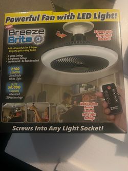 Breeze Brite LED Fan Light with Remote