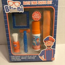 BLIPPI BATH TIME SHAVE SET FRUIT PUNCH SCENT 5piece Set 