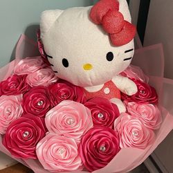 Eternal Flower Bouquet Hello Kitty