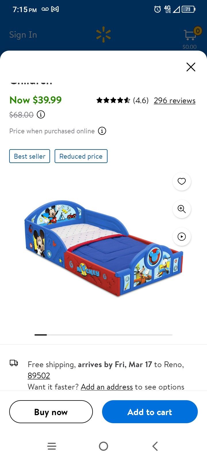 Toddler Bed