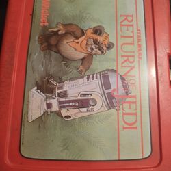 1989 Return Of The Jedi Star Wars Lunch Box