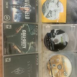 Ps 3 w/6 games and 3 controllers.