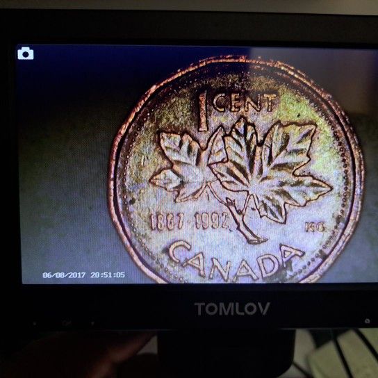 Moneda Canadience Doble Fecha