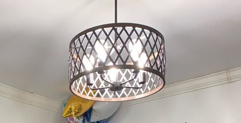 Chandelier farmhouse