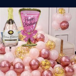 Birthday Balloons Set