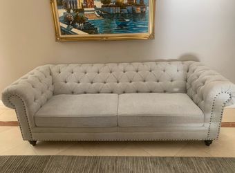 Tufted Couch - Brand new