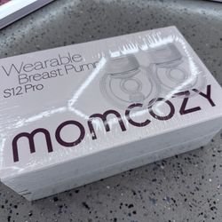 Brand New Unopened Momcozy Hands-Free Breast Pump S12 Pro, Wearable & Portable Pump with Soft DoubleFit Flange, 3 Modes | 9 Levels Double SKU036-S1