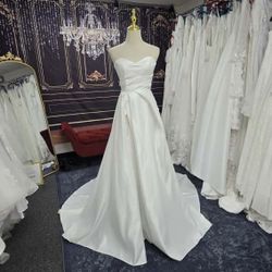 Nwt Sz 2 xs Wedding Gown Vestido De Novia