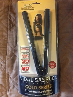 Vidal Sassoon Professional Gold Series 2” Fast Heat Straightener