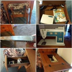 Singer sewing machine table