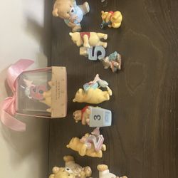 Disney Birthday Keep Sake Figurines And Bears