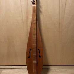 vintage (1993) Folkcraft “T-series / Cherry-bodied” mountain dulcimer.
