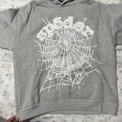 Grey Spider Hoodie