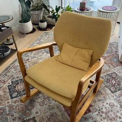Yellow Rocking Chair