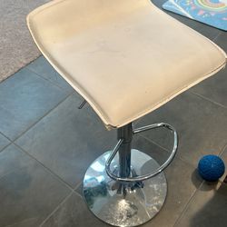 White Bar Stool