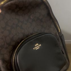 New large coach backpack