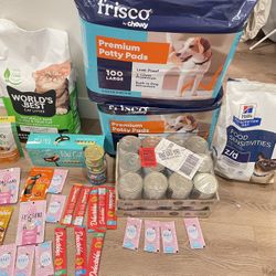 Pet Supplies (food, Litter, Pads)
