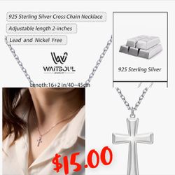 Silver Cross necklace 
