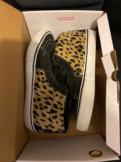 Vans supreme cheetah print size 11