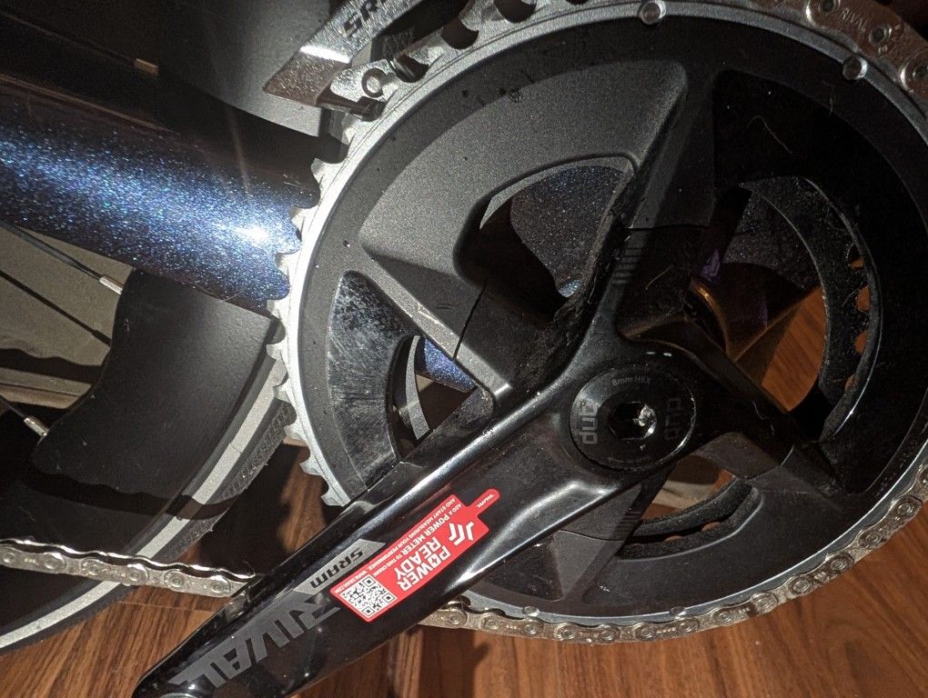 SRAM Rival eTap AXS 2×12-Speed Wireless Drivetrain.