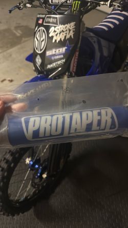 10” blue pro taper pad