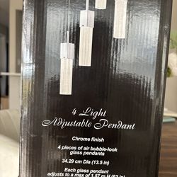 LED Eco lighting, 4 light Adjustable Pendant