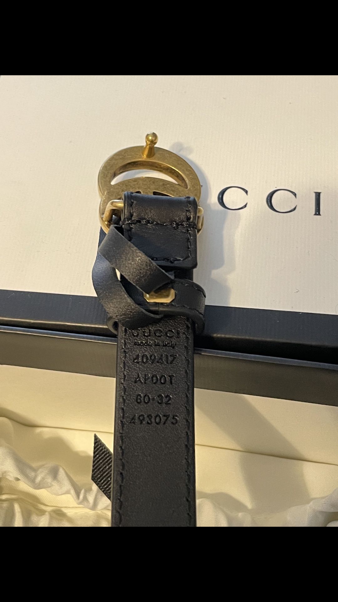 Authentic Gucci Belt and Buckel With stamp and serial number for Sale in  Sandy, UT - OfferUp