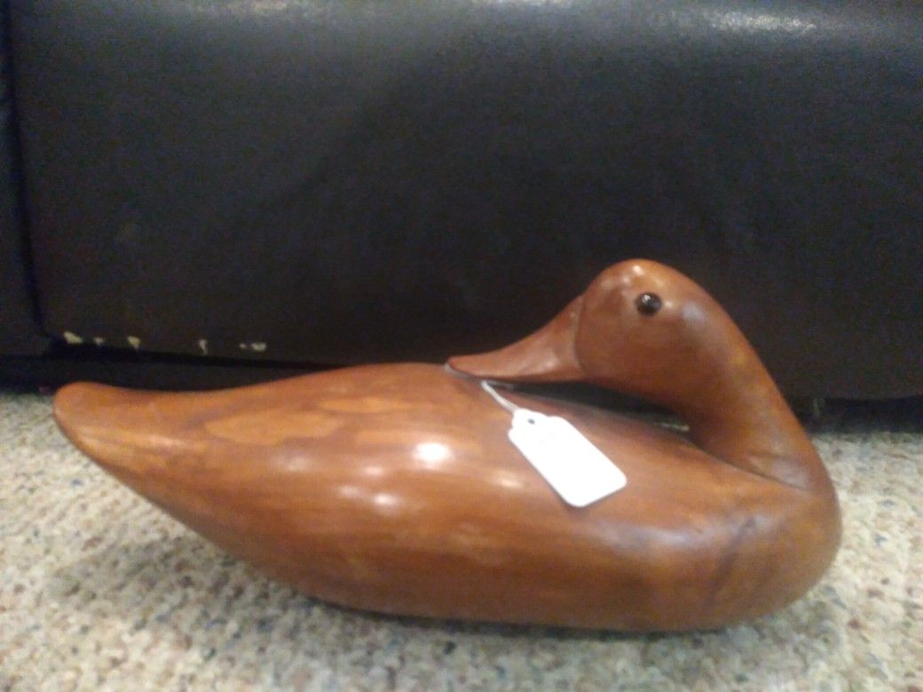 Wooden duck