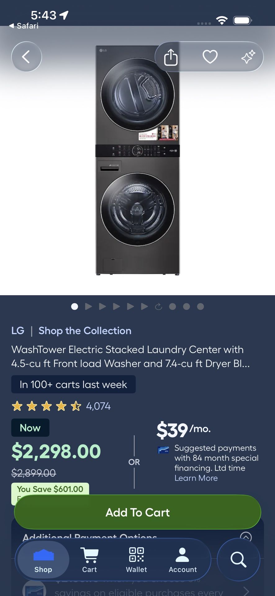 New Washer And Dryer’s Combo