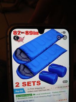 Two sleeping bags. (New)