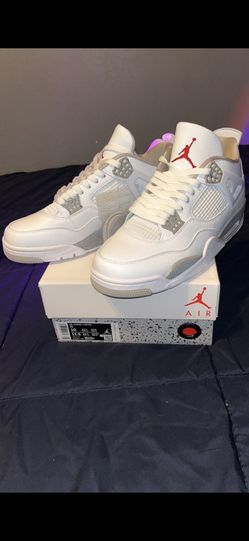 Jordan 4 Retro Oreo White