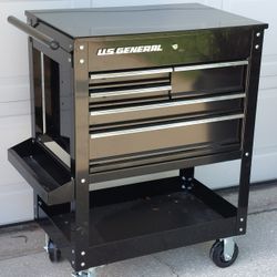 30in 5-drawer tool cart