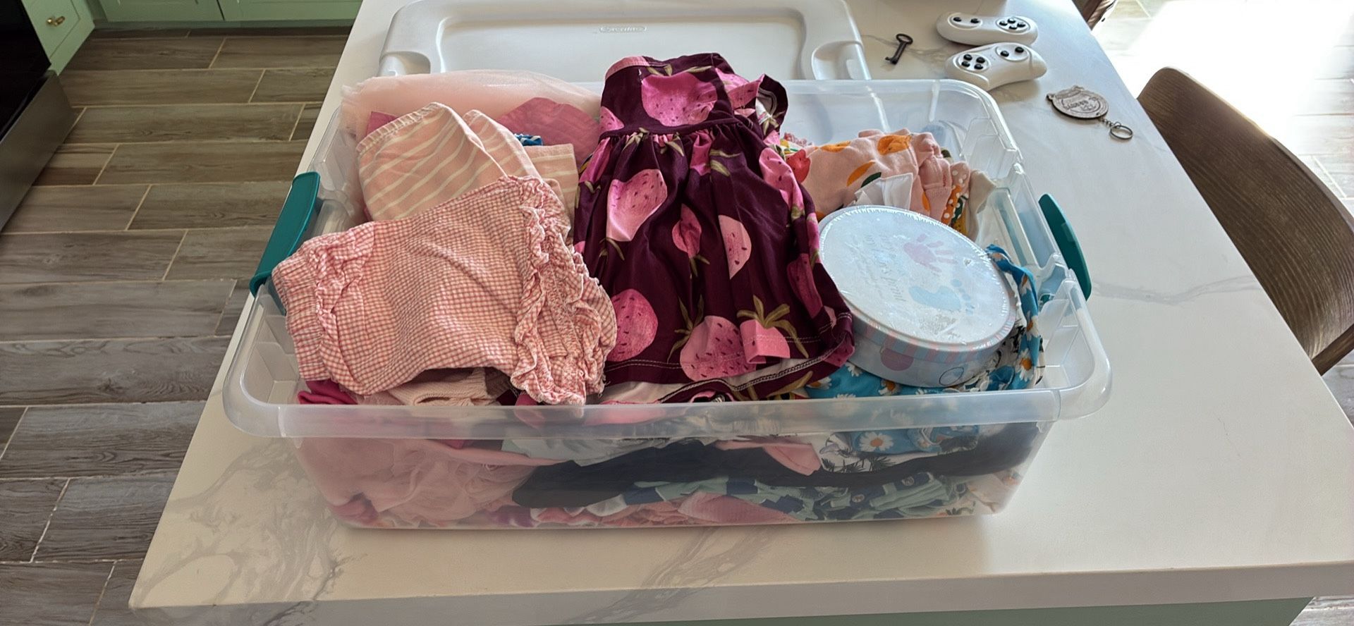 Large Container Name Brand Baby Girl Clothes