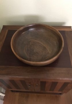 Black walnut bowl