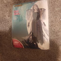 Spirit Halloween Dark Angel Costume Child Size M 8-10