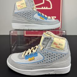 Union LA x Air Jordan 2 Retro SP 'Grey Fog' Brand New SZ 5.5 WMNS
