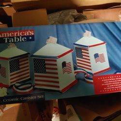 Flag canister set