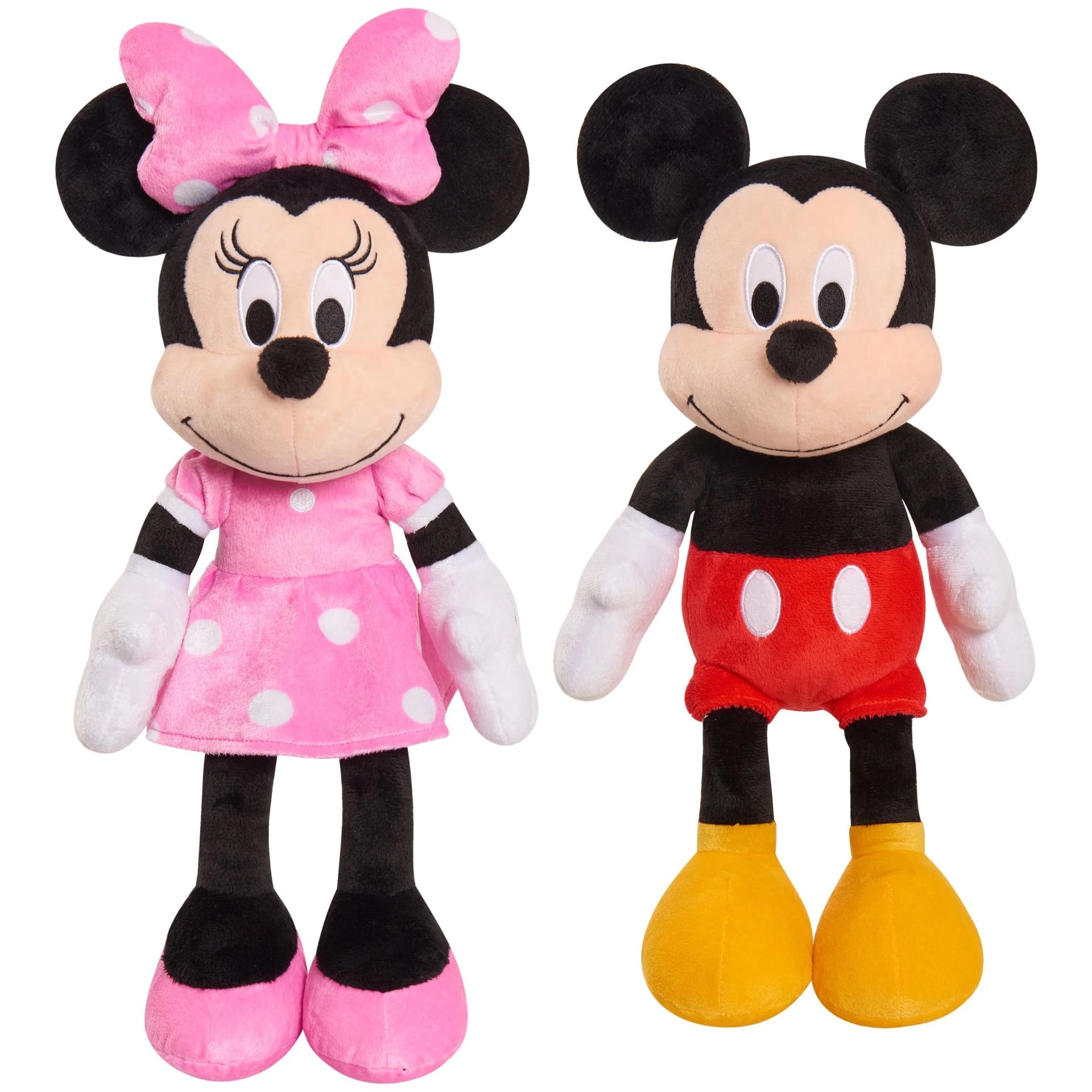 Mikey Mouse And Mini Mouse 19 in Plush Bundle